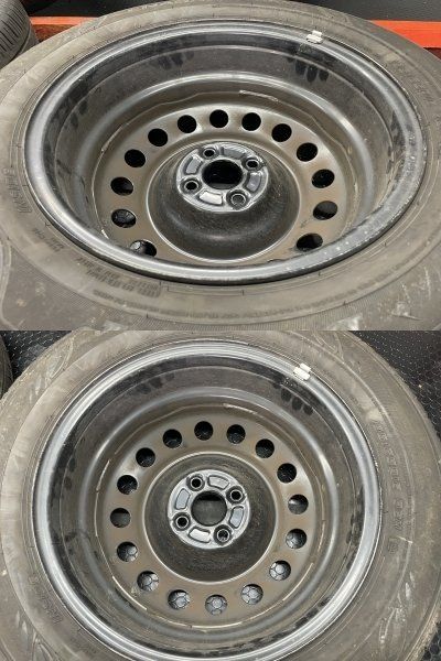 DUNLOP ENASAVE EC300 195|65R16 夏タイヤ 純正鉄ホイール 16インチ 6J4HPCD100 23年製 バリ溝 ライズ ロッキー等 STM020 TRITUETUBI_COM