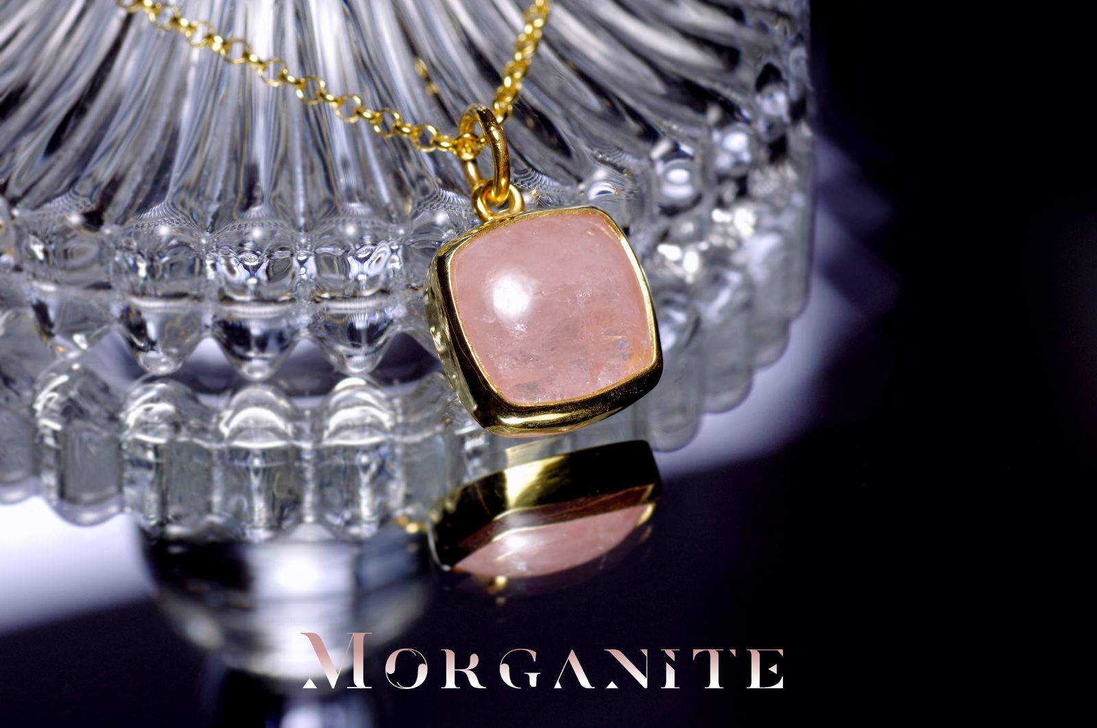 20％OFF『Morganite』世界でひとつの天然石ネックレスs925+22k - メルカリ