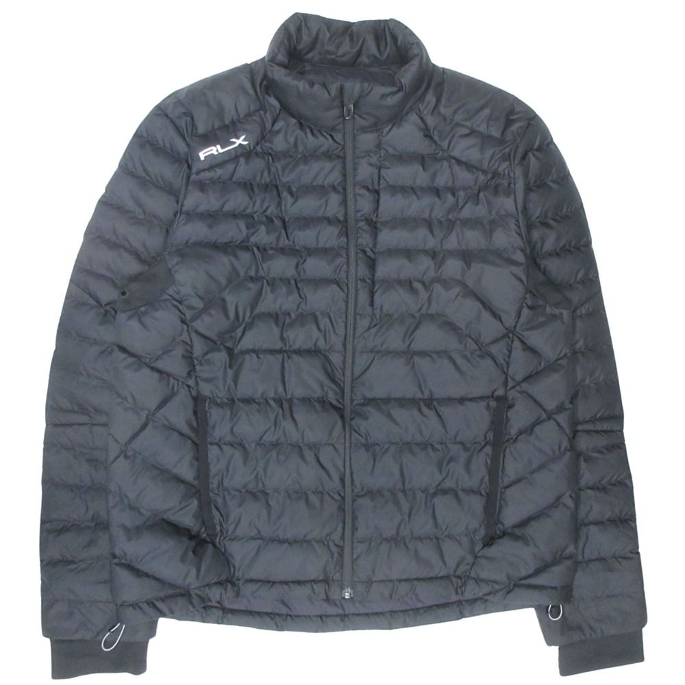 coco 中古 アールエルエックス ラルフローレン RLX RALPH LAUREN メンズ ブルゾン L 黒 ブラック 中綿入り アールエルエックス ラルフローレン ナイロンジャケット フード