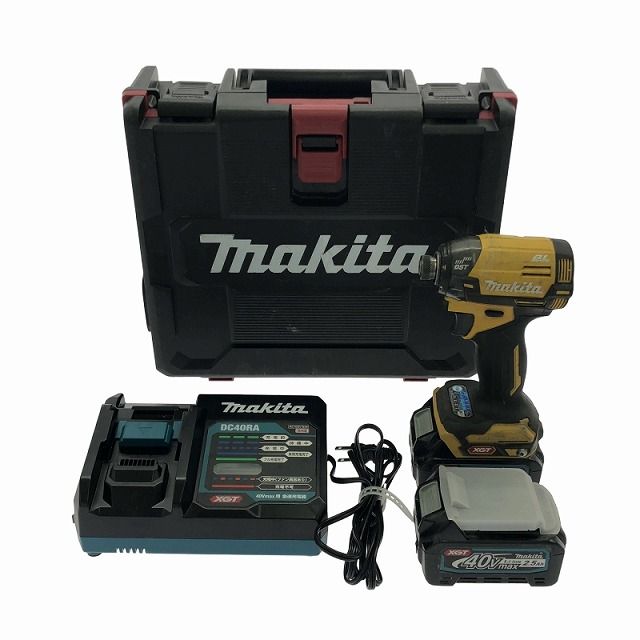 【中古】マキタ Makita TD002GRDX 充電式インパクトドライバ バッテリ×2・充電器付き【ハンズクラフト佐賀】 中古】マキタ Makita TD002GDXFY 充電式インパクトドライバ バッテリ×2