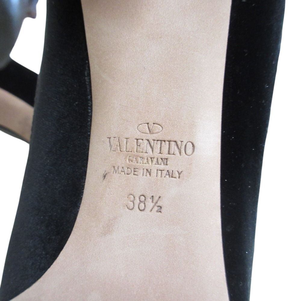 良品 Valentino Garavani ヴァレンティノガラヴァーニ リボン ベロア  