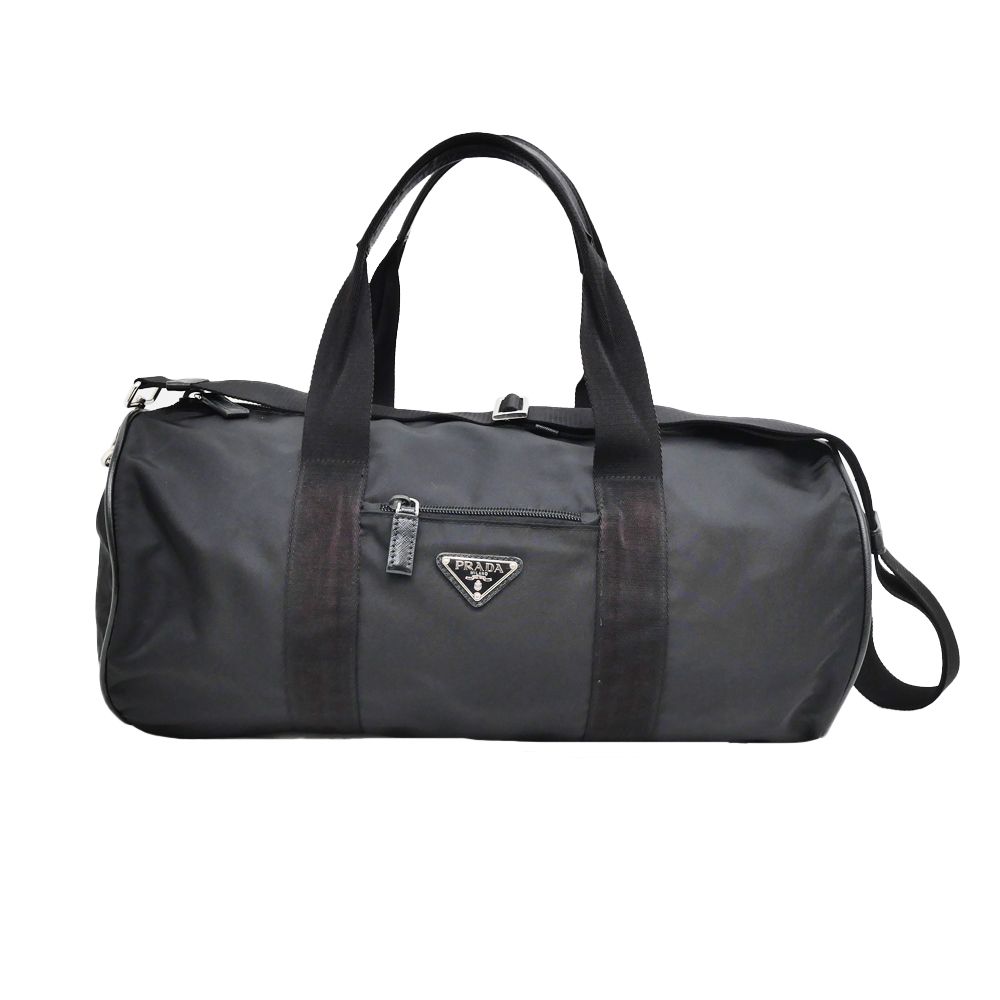 大人気☆PRADA☆プラダ☆ボストンバッグ☆旅行☆三角プレート☆ナイロン☆黒！！ 楽天市場】PRADA(プラダ) 三角ロゴ トートバッグ ボストンバッグ