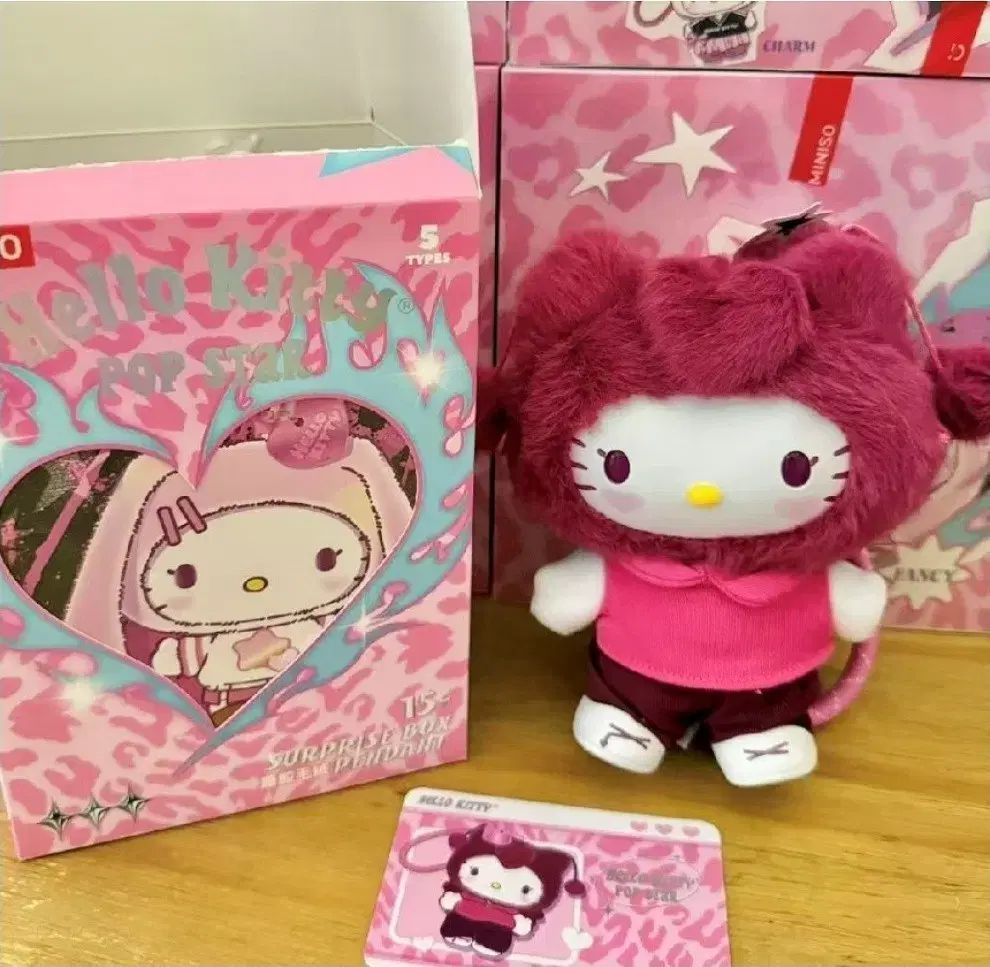 miniso キティ サンリオ Pop Star Vinyl Plush MINISO - Hello Kitty