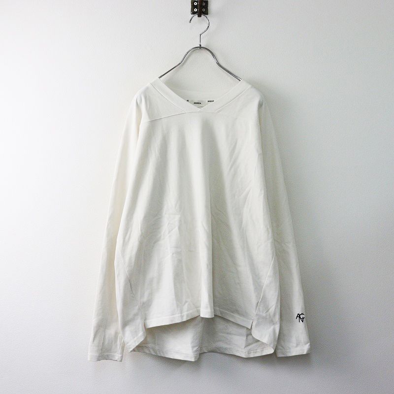 アニーカ ANIECA ベースボールTシャツ F|ホワイト トップス カットソー プルオーバー 長袖 2400014167252