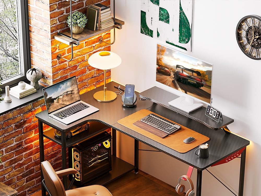 パソコンデスク 左棚