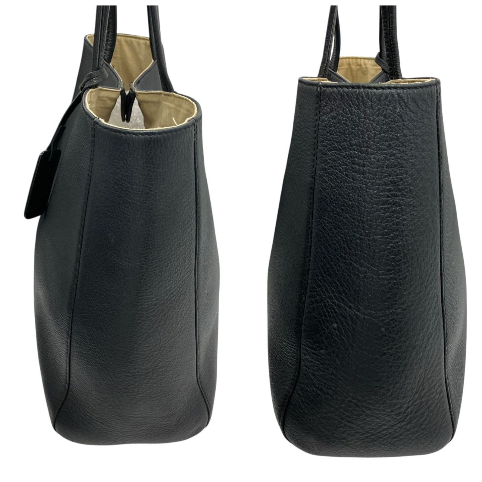 美品✨ペッレモルビダ　トートバッグ　シボ革　レザー　ネイビー　A4収納可　大容量 PELLE MORBIDA 最大42% 8/9限定 ペッレモルビダ トートバッグ