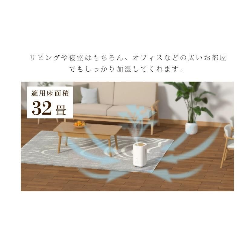 3段階加湿調節