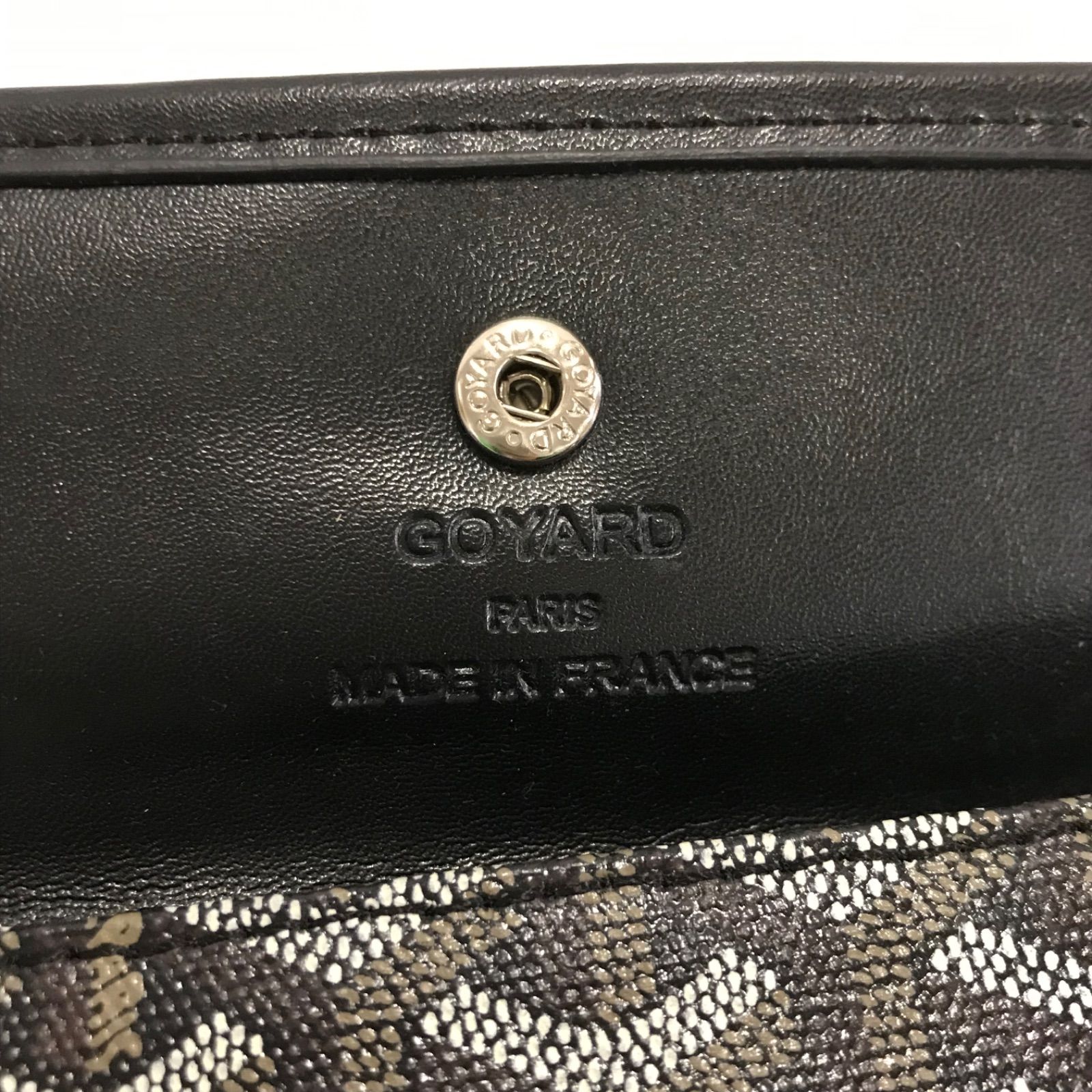 GOYARD ゴヤール フラットポーチ ブラウン ブラック メンズ レディース-目立った傷や汚れなし