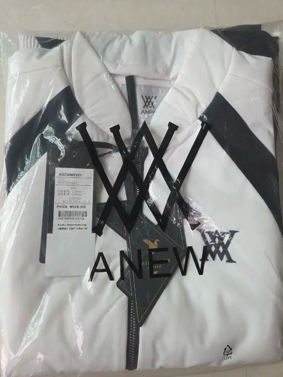 ANEW ゴルフ メンズ ホワイト グースパッド入りジャンパー L 販売 WHITEMONARCHHOTEL_COM