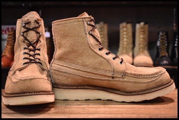 8E 良品 50周年限定 犬タグ】レッドウィング 1954 スエード アイ