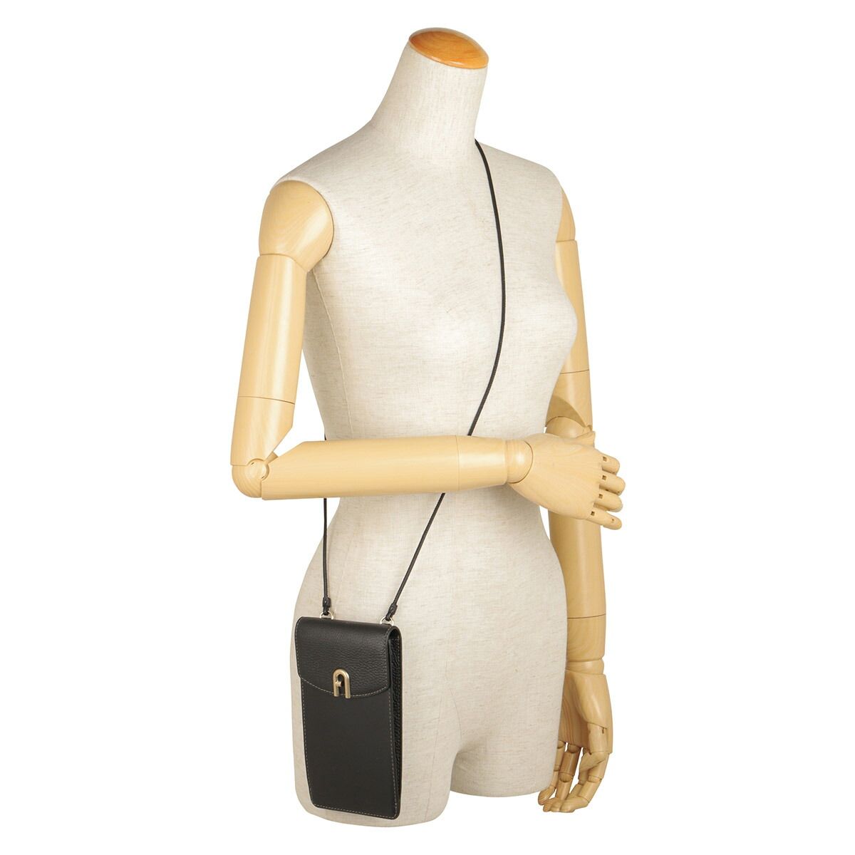 新品 フルラ FURLA ショルダーバッグ プリムラ ミニ フォンケース ネロ  