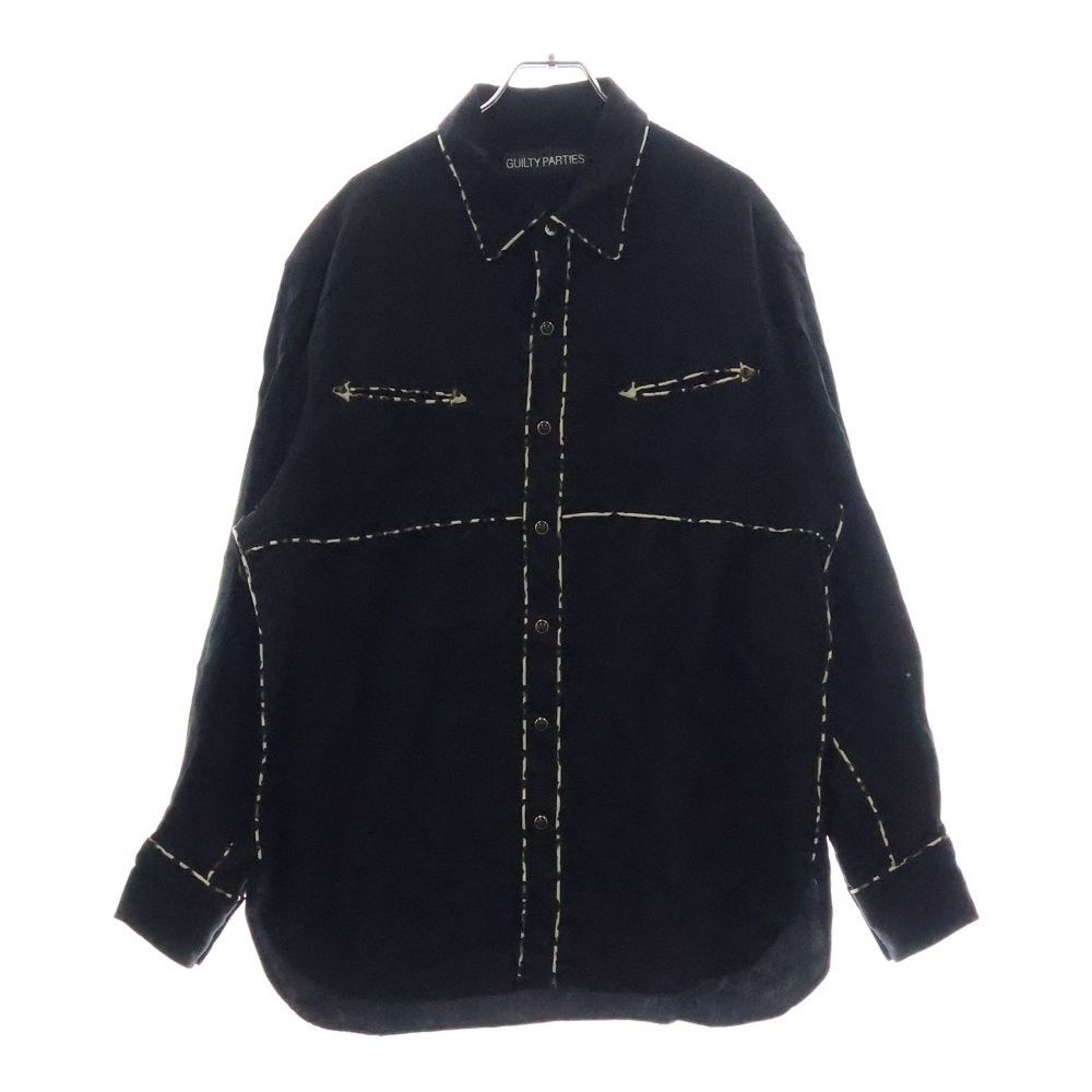 WACKO MARIA ワコマリア 23AW WESTERN SHIRT ウエスタンシャツ 長袖シャツ ブラック