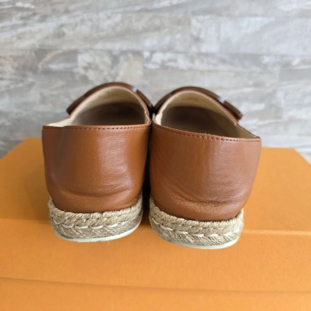 ☆美品 【TOD'S /トッズ 】ケイト エスパドリーユ レザー ゴン