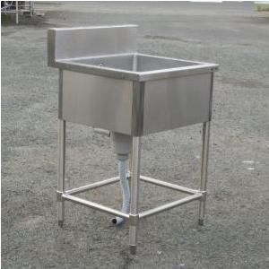 1 タニコー 業務用 ステンレス 1槽 シンク W600 D600 H850(+150