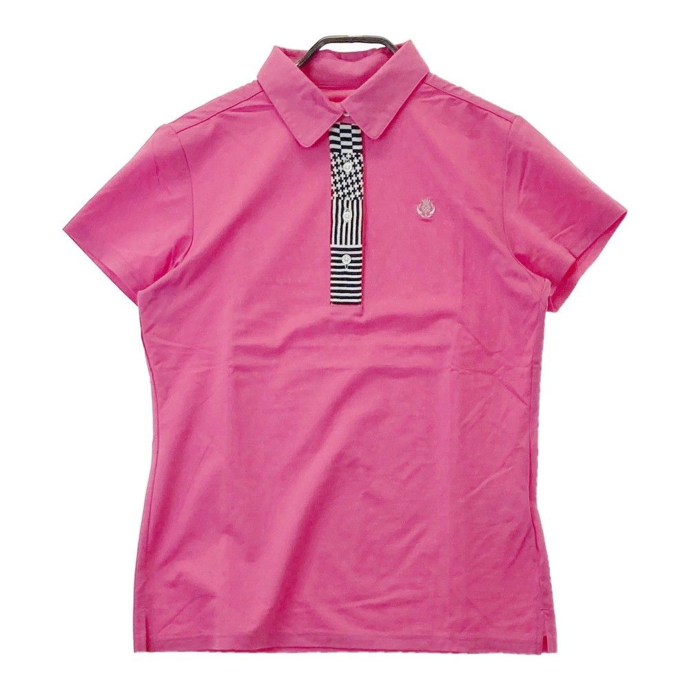 サイズ：M ST ANDREWS セントアンドリュース 半袖ポロシャツ ピンク系