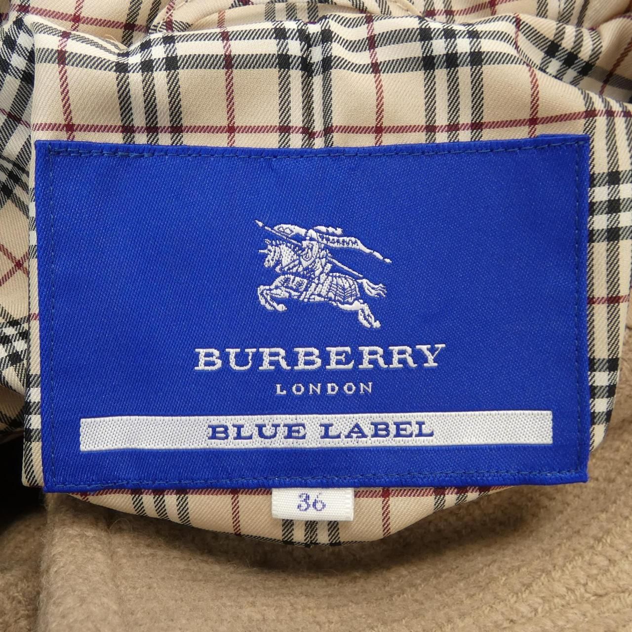 最新 バーバリーブルーレーベル BURBERRY BLUE LABEL ダッフルコート