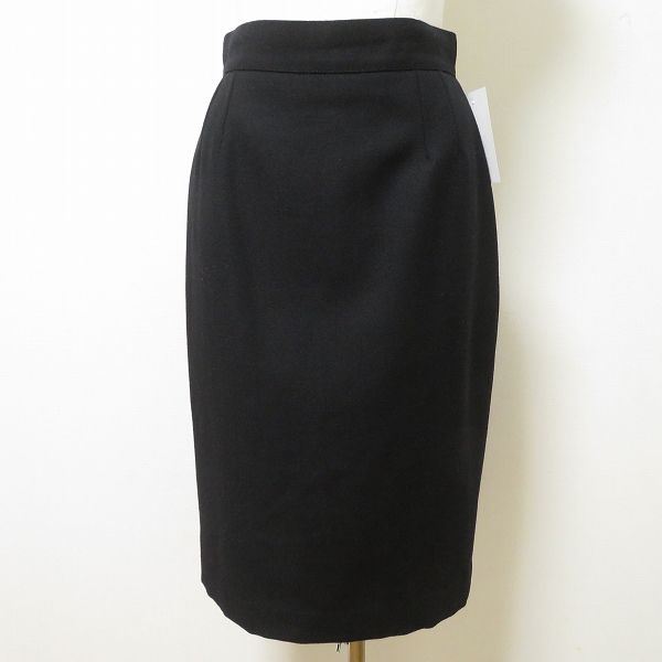 anc フェンディ FENDI スカート 40 黒 ウール タイト ヴィンテージ イタリア製 レディース 972952