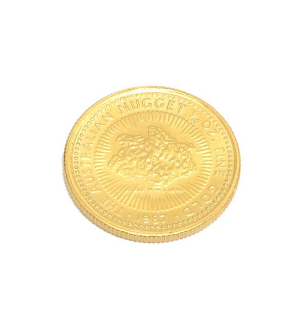 極美品 1/10oz オーストラリア ナゲット金貨 K24 3.14g【62759