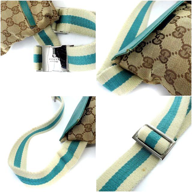 ぴ*き様 GUCCIシェリーライン 28566 ウエストポーチ ボディバッグ グッチ GUCCI シェリーライン 28566 ウエストポーチ ボディ