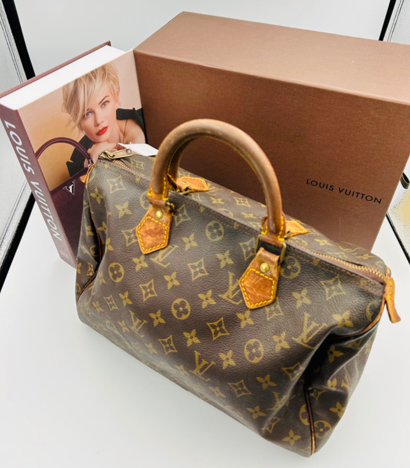 LOUIS VUITTON ルイヴィトン スピーディ30 ハンドバッグ モノグラム レディース メンズ 鑑定済み - メルカリ