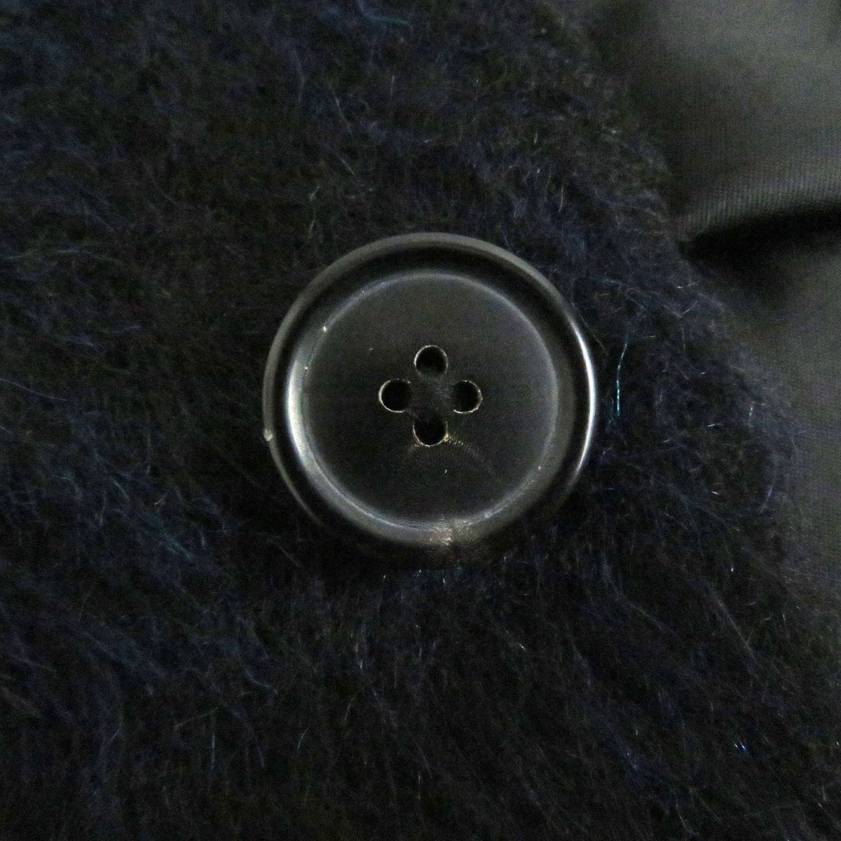 極美品□Theory/セオリー チェック柄 アルパカ・モヘア混 フライ