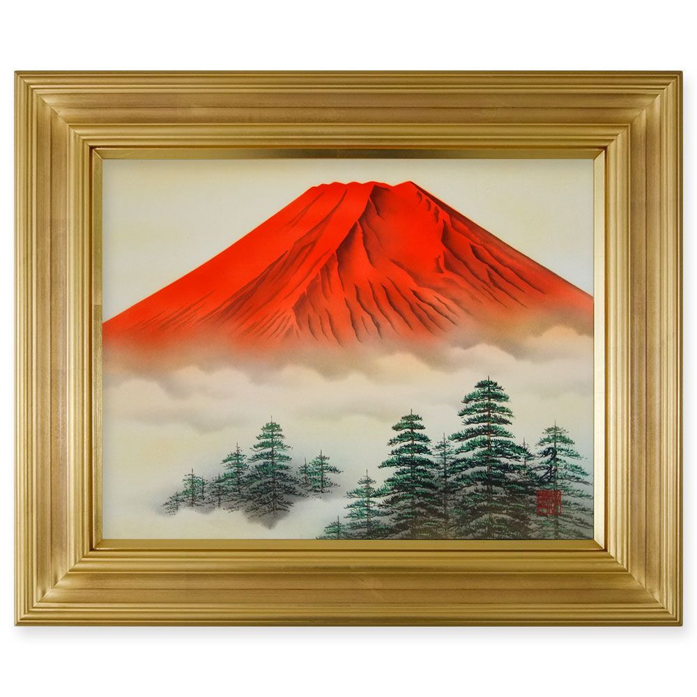 赤富士 吉祥 福寿 赤富士 吉祥 福寿 - メルカリ