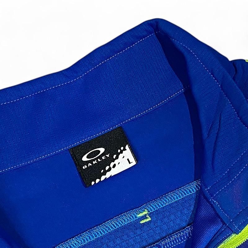 OAKLEY オークリー ハーフジップ 長袖Tシャツ ブルー系 L - メルカリ