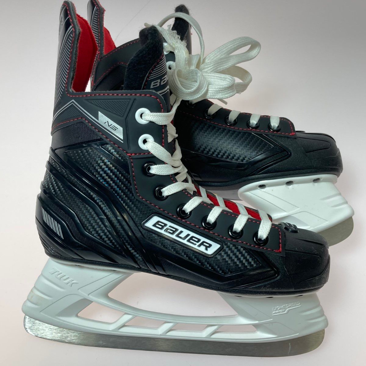 BAUER - ◎◎Bauer バウアー アイスホッケー シューズ 靴 23cm ブレードカバー付 未研ぎ ◎◎Bauer バウアー アイスホッケー シューズ 靴 23cm ブレード