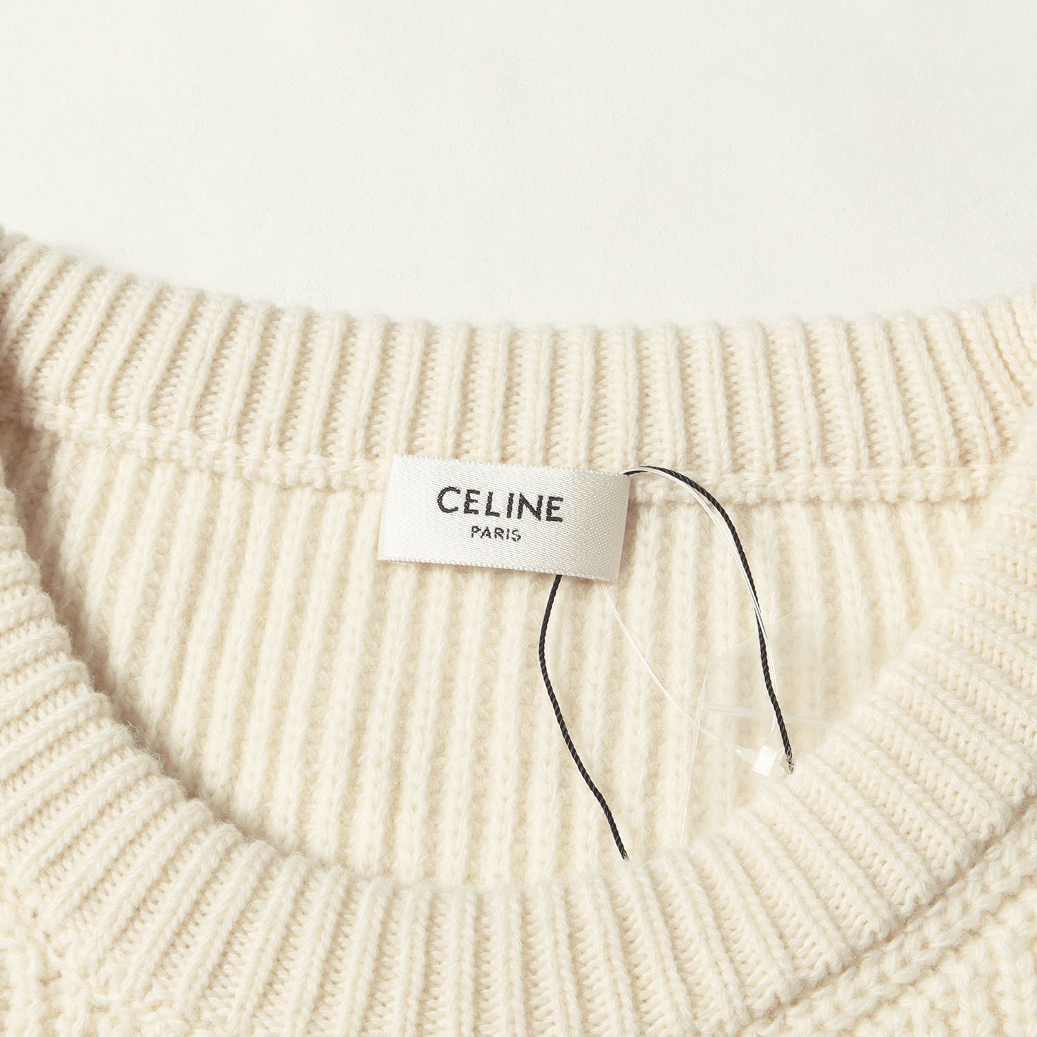 新品】CELINE セリーヌ ニット オフホワイト 白 サイズ:XXL | 22SS