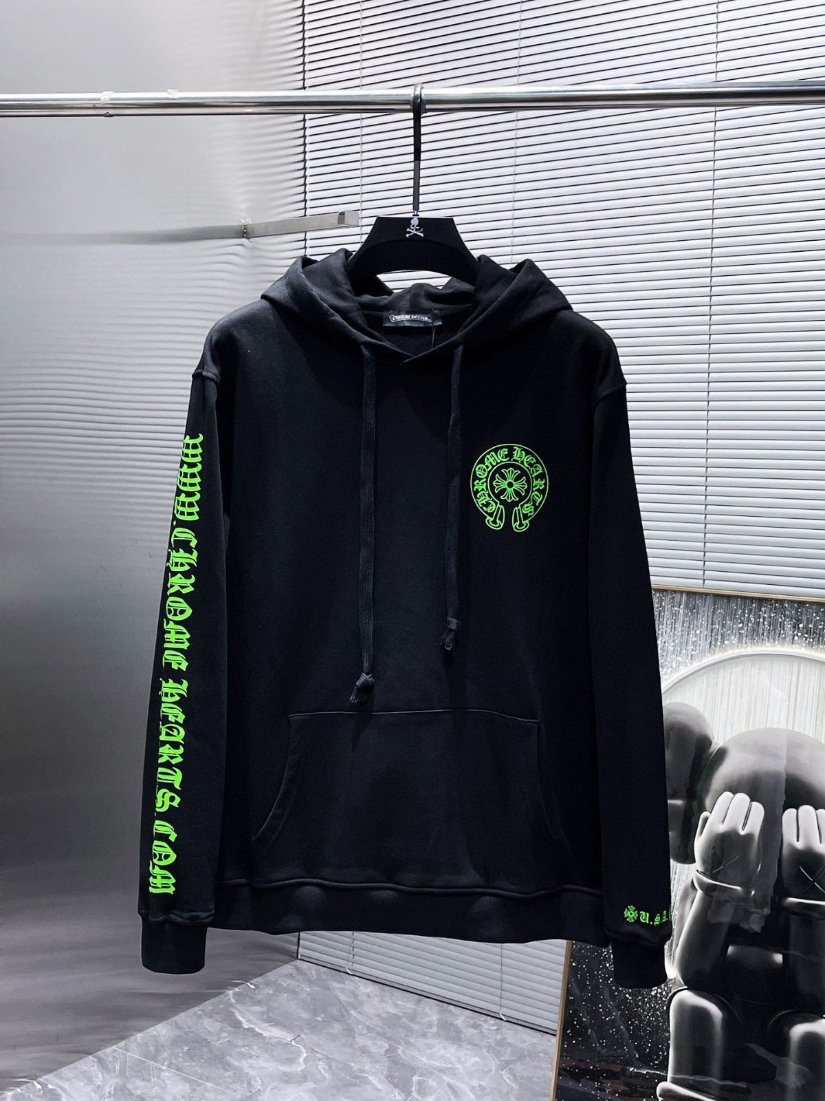 新品未使用 Chrome Hearts クロムハーツ パーカー  長袖 ブラック S M L XL