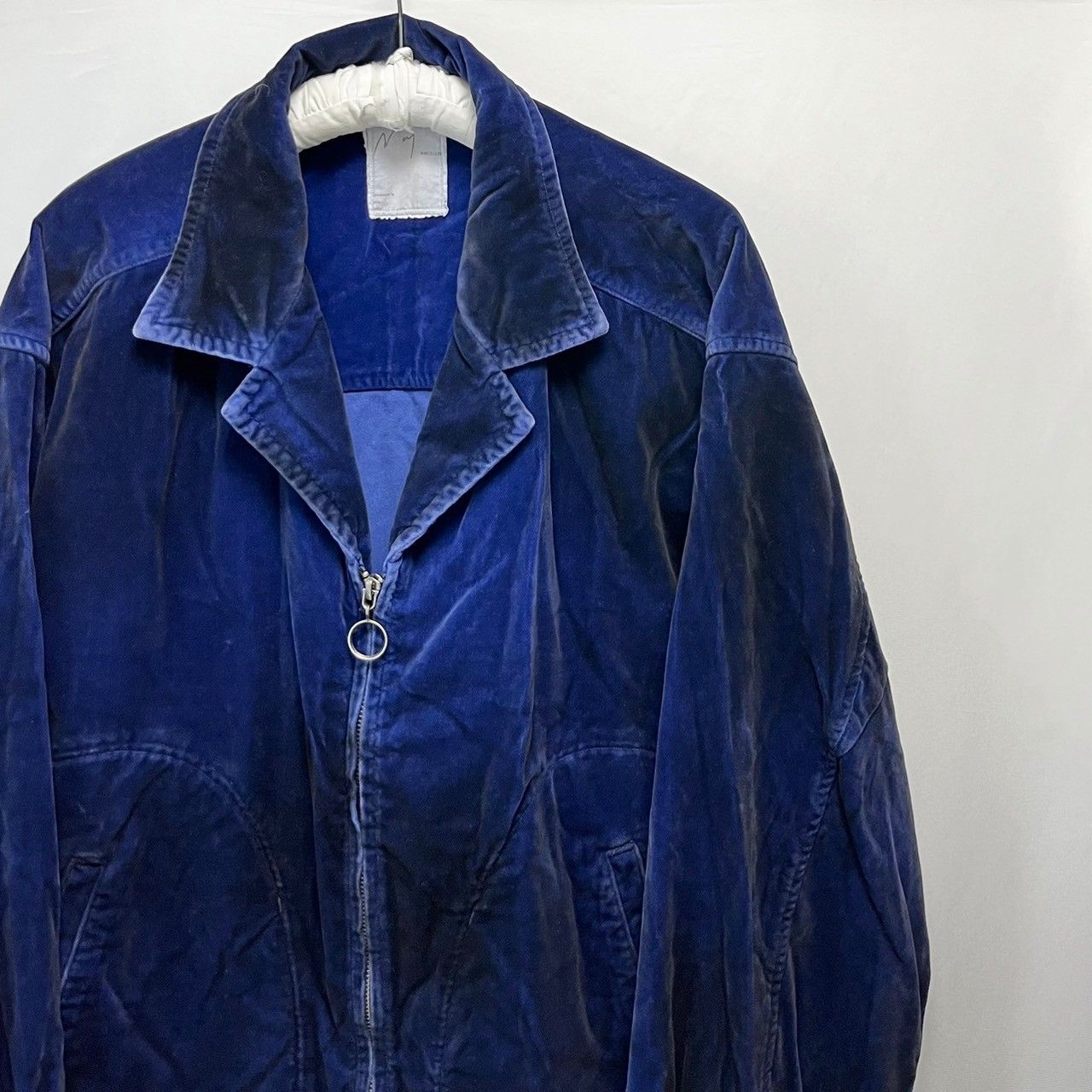 ANCELLM アンセルム 23AW C/VELVET ZIPUP JACKET ベルベットジャケット