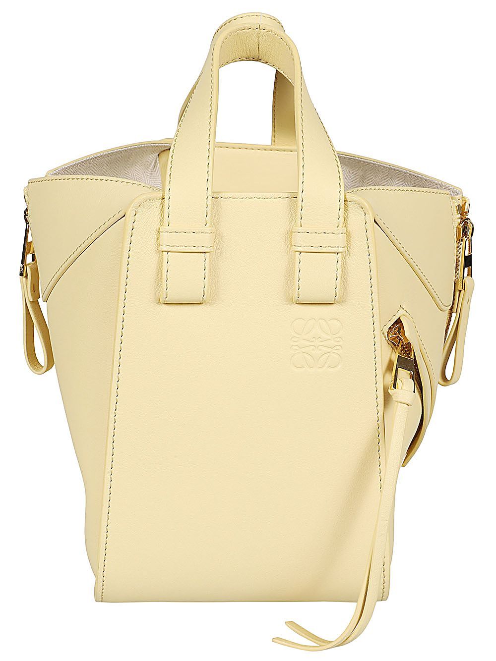 LOEWE コンパクトなハンモックレザーハンドバッグ