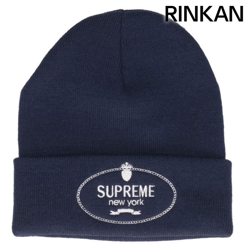シュプリーム  24AW  Crest Beanie クレストロゴビーニーキャップ帽子 メンズ 【2/27～3/18 タイムセール】