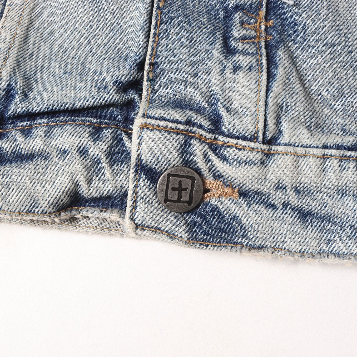 Ksubi スビ ジャケット サイズ:M ヴィンテージ加工 スリーブ 切替  