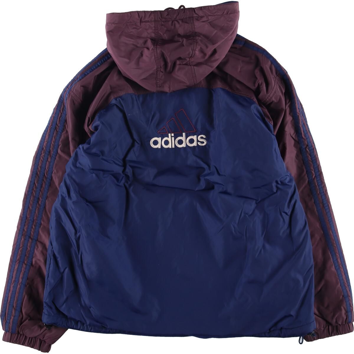 本物保証! バック刺繍 adidas アディダス 90年代 古着 ナイロン