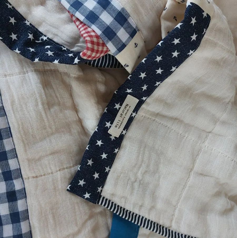 FUWARA 無添加キナリ ガーゼケット ハンドメイド