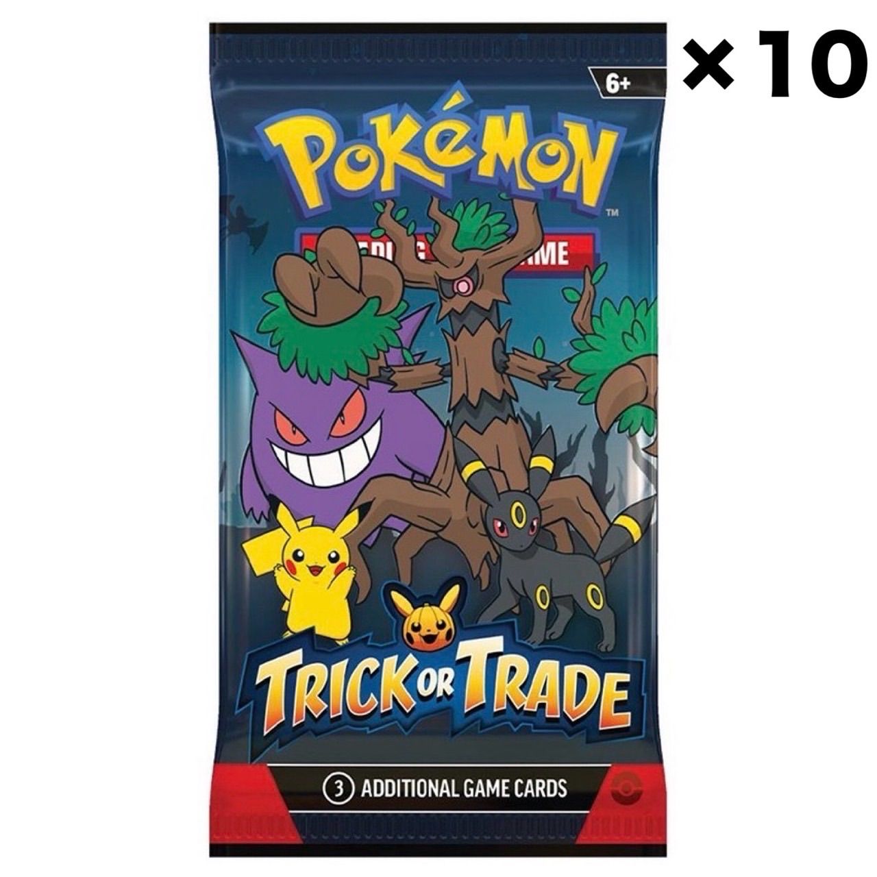 10パックまとめ売り】2024年版 海外限定 ポケモンカード Trick