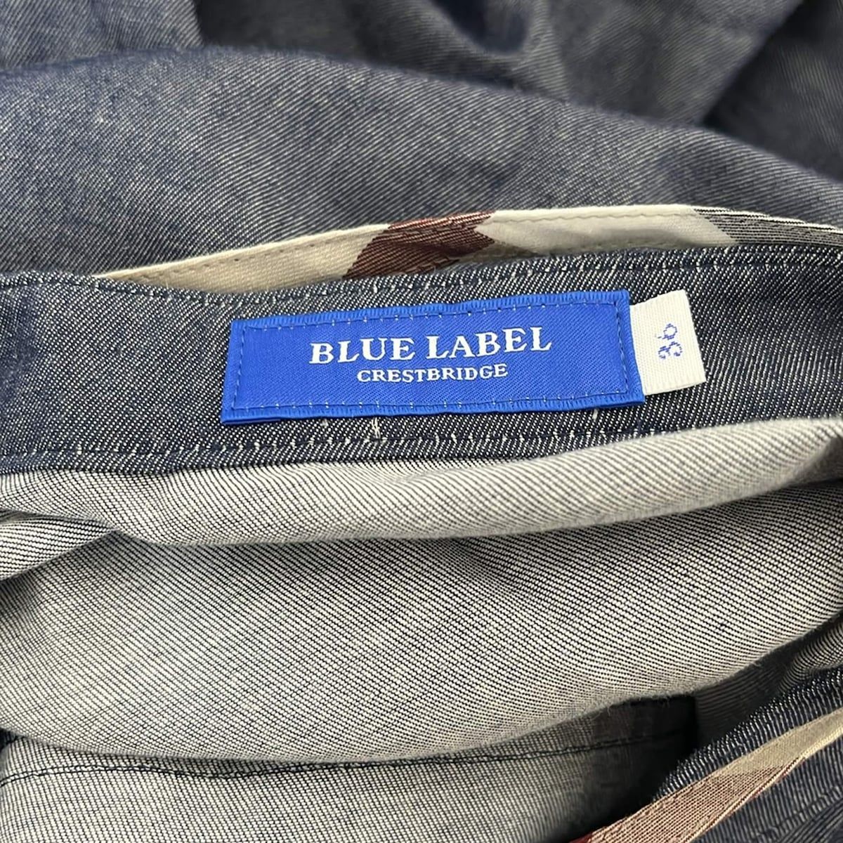 ブルーレーベル　ネイビー　36 BLUE LABEL CRESTBRIDGE(ブルーレーベルクレストブリッジ