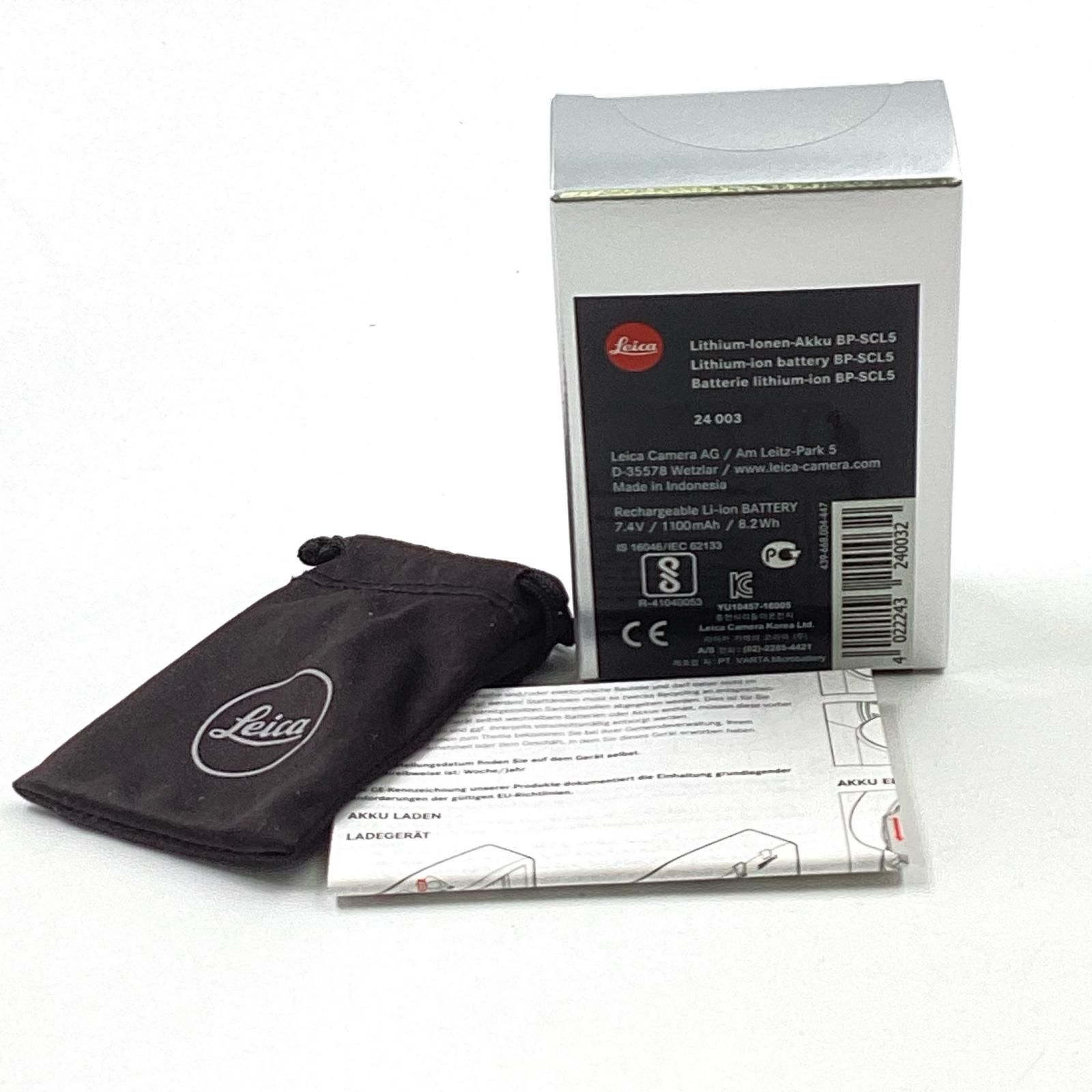  Leica Lithium-ion battery BP-SCL 5 24003 超 その他 カメラアクセサリー