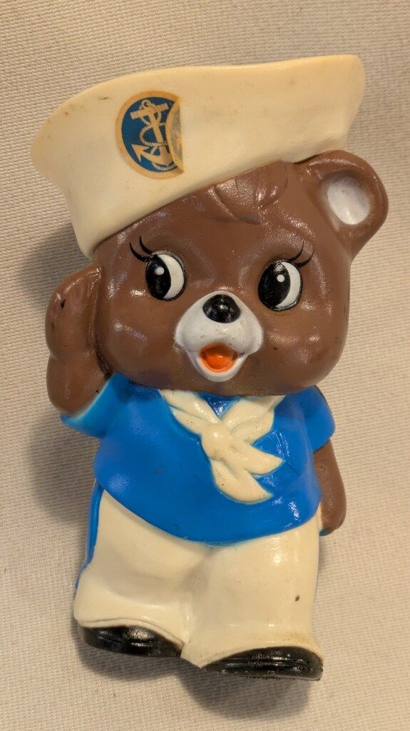 北海道拓殖銀行 貯金箱 たくぎん たくちゃん 水兵さん 123mm 5