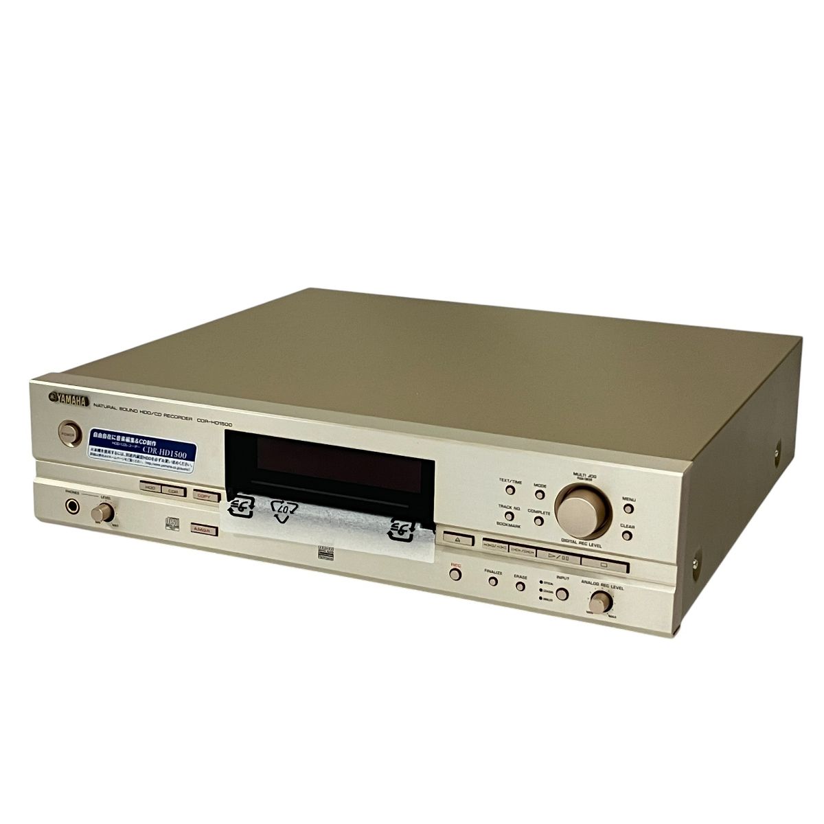 YAMAHA CDR-HD1500 HDD CDレコーダー デジタルレコーダー 2008年製 オーディオ 音響機材 T9724605
