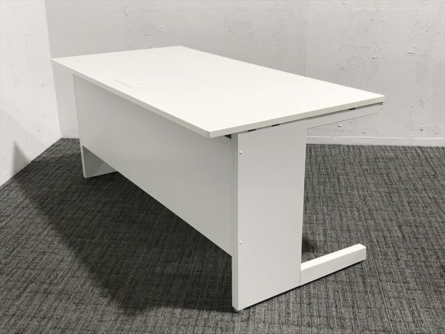 平デスク 平机 スカエナ Sタイプ 引出し付 オフィスデスク 内田洋行 ウチダ ピュアホワイト