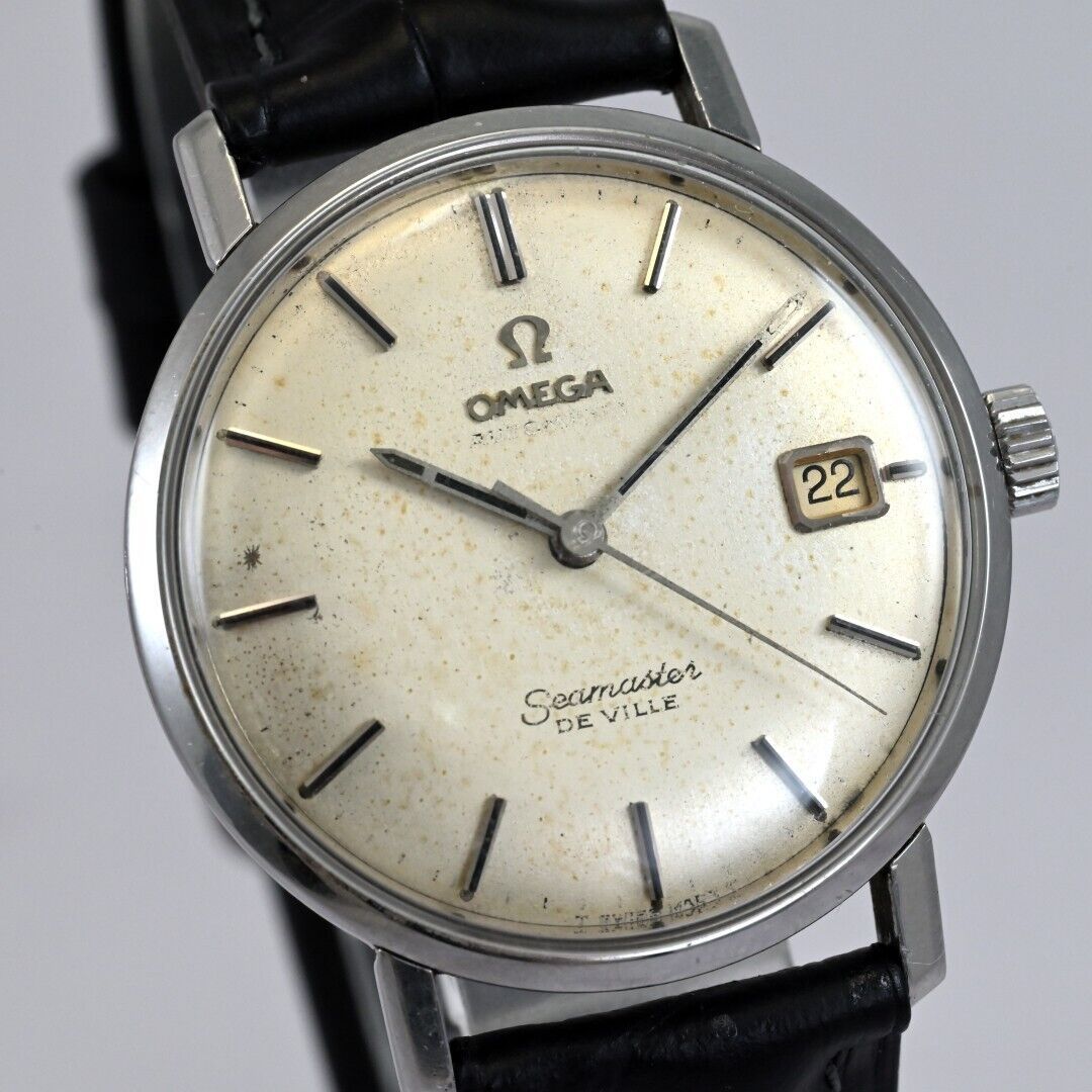 ヴィンテージ 【OMEGA】オメガ シーマスター デビル Seamaster Deville Ref.166.020 Cal.562 Silver Dial Automatic