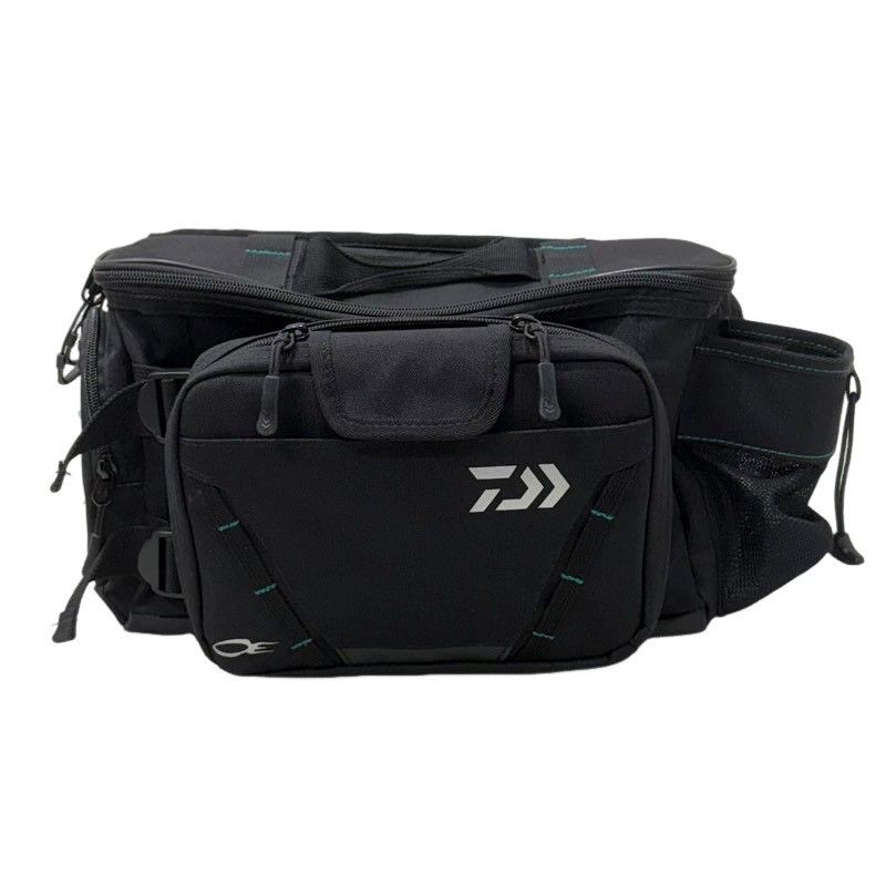 DAIWA - 2点セット DAIWA ダイワ ヒップバッグ エメラルダス ヒップバッグ(D)/ヒップバッグ LT(D) エギングバッグ ブラック 【中古品】 22506K149 2点セット DAIWA ダイワ ヒップバッグ エメラルダス ヒップ