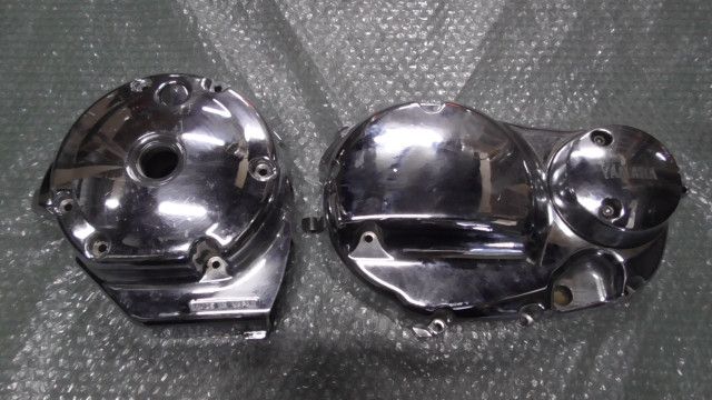 ドラッグスター250 VG02J の エンジンカバー メッキ 1758254860