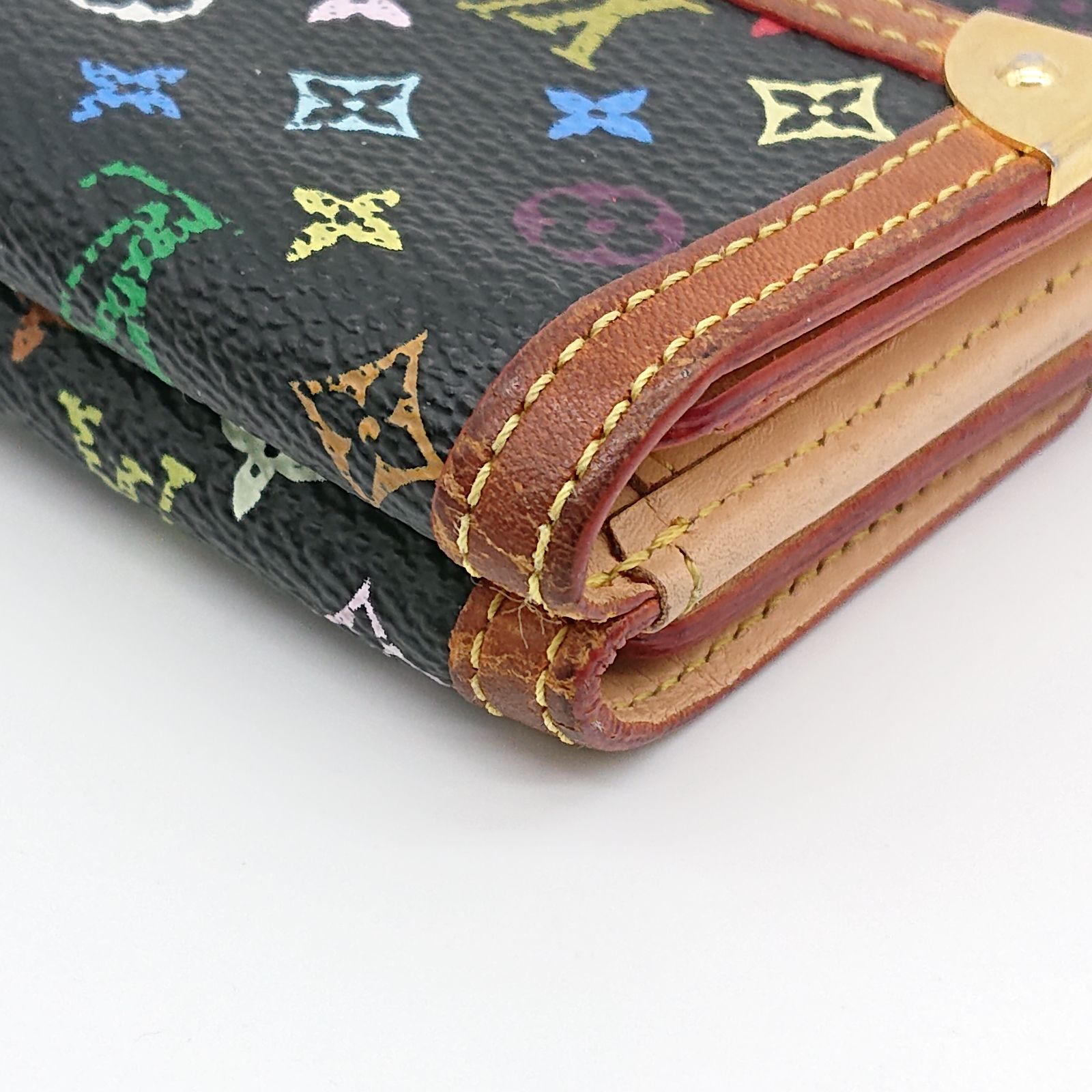 ルイ・ヴィトン ポルトモネ ビエカルト クレディ マルチカラー 黒 M92984 ルイ・ヴィトン Louis Vuitton ポルトモネ ビエカルト クレディ