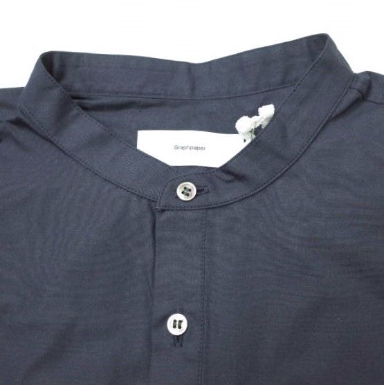 新品 Graphpaper グラフペーパー 日本製 Stevensons S/S Band Collar 
