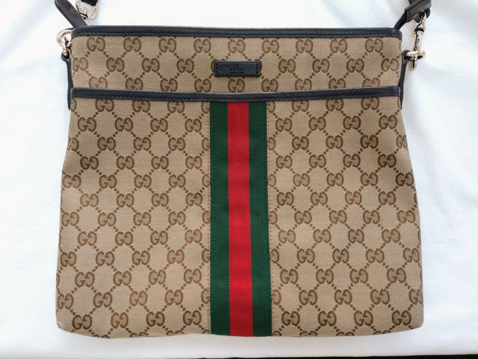 ✨極美品✨グッチ ショルダーバッグ GG シェリーライン G金具 キャンバス 楽天市場】GUCCI グッチ GGキャンバス シェリーライン ワン