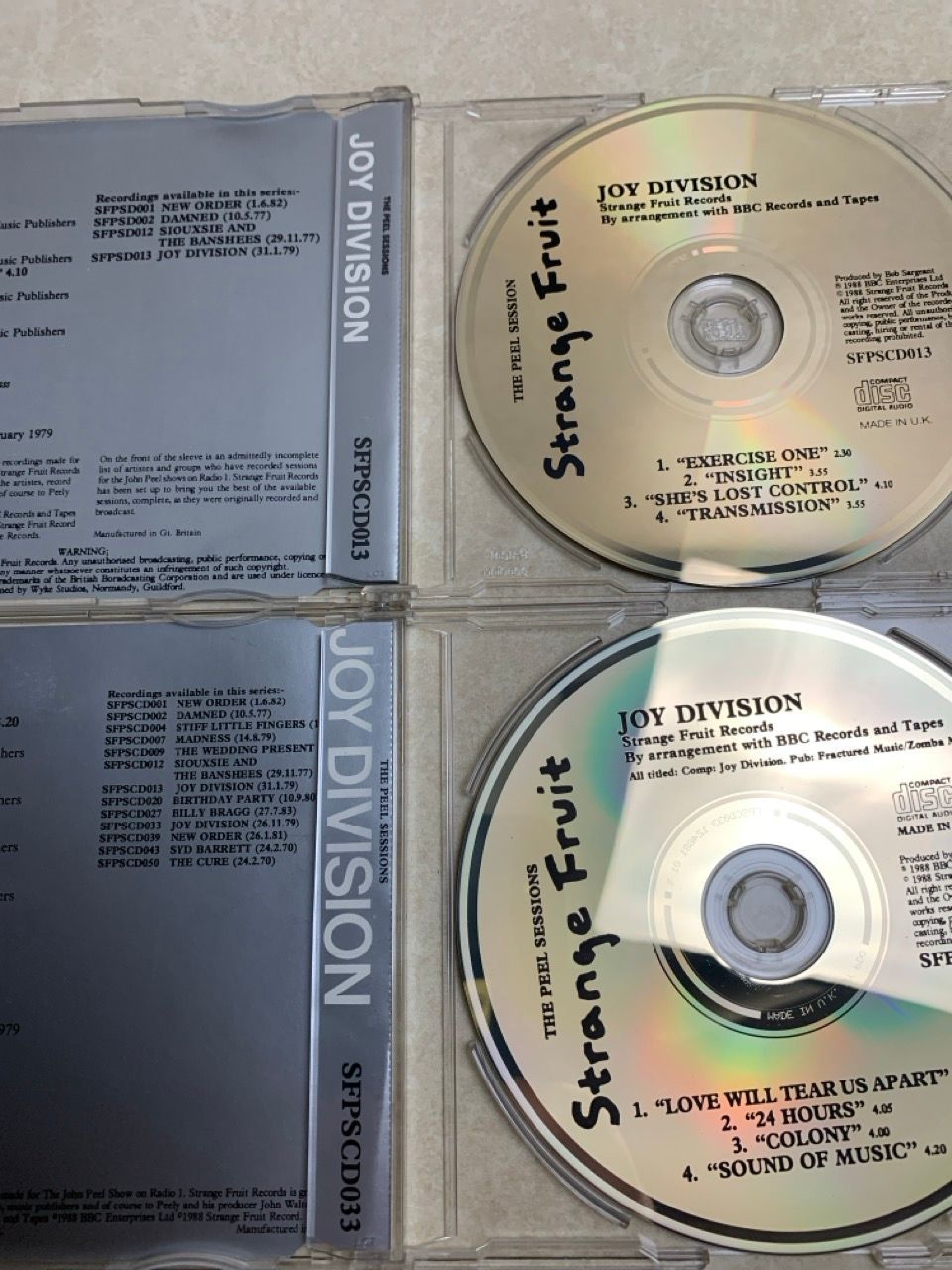 CD 2枚 JOY DIVISION The Peel Sessions - メルカリ