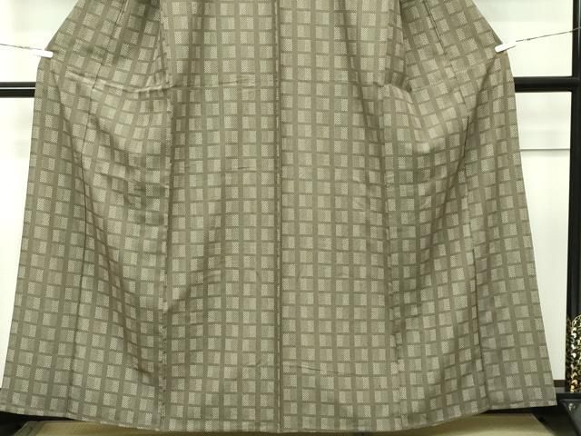 平和屋本店□極上 洗える最高級着物 ＜英＞はなぶさ謹製 小紋 単衣